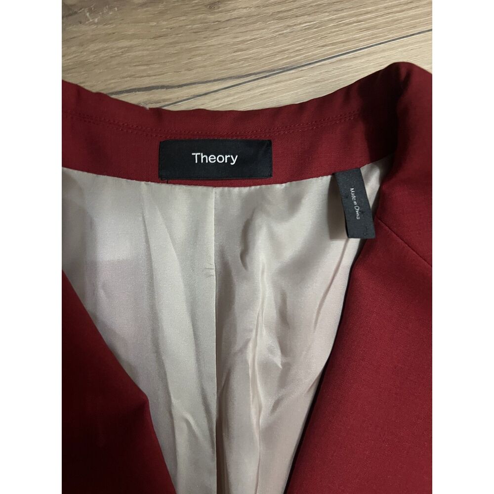 Theory Piazza Double-Breasted Blazer | Size: 8 - Picture 7 of 8